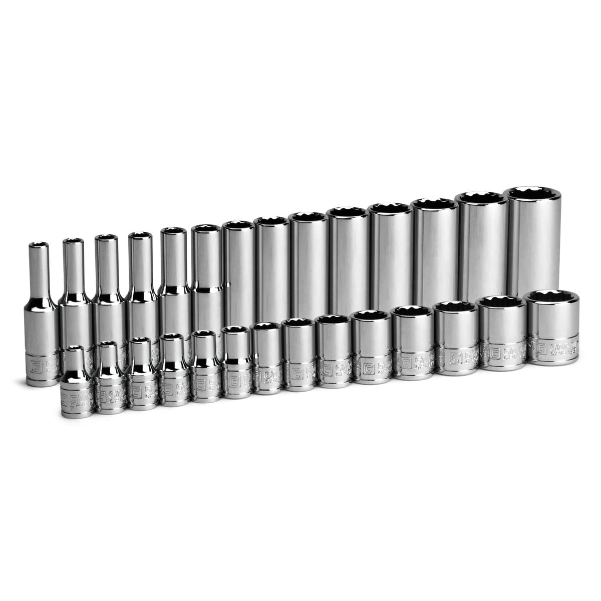 Capri Tools 1/4 inch deep sockets for metric fasteners and high torque