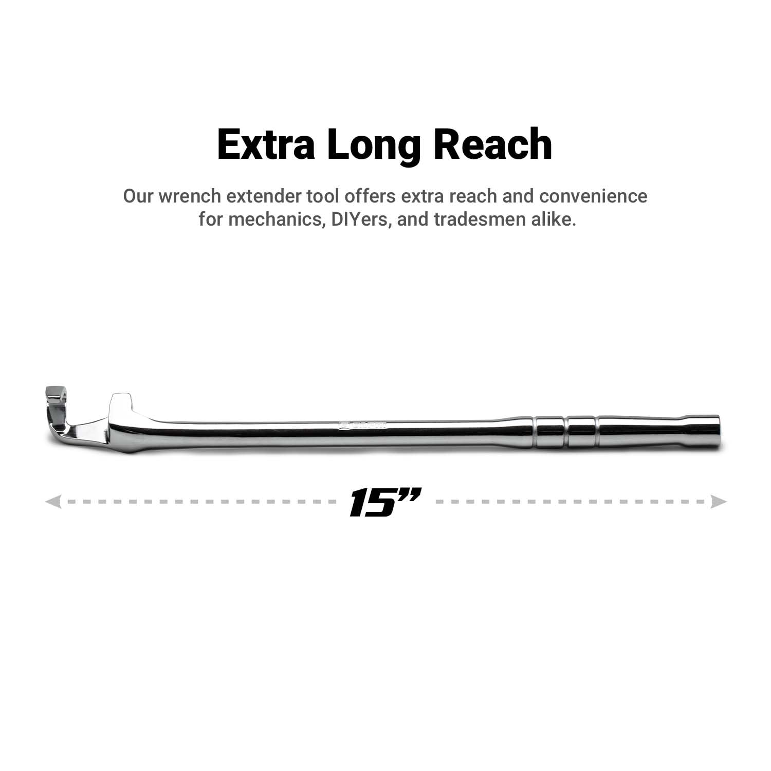 Capri Tools extender provides extra torque with a standard wrench