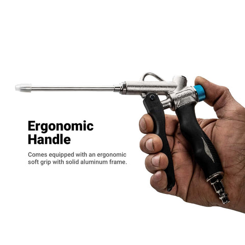 Capri Tools 2-way inlet design adapts to top or bottom hoses.