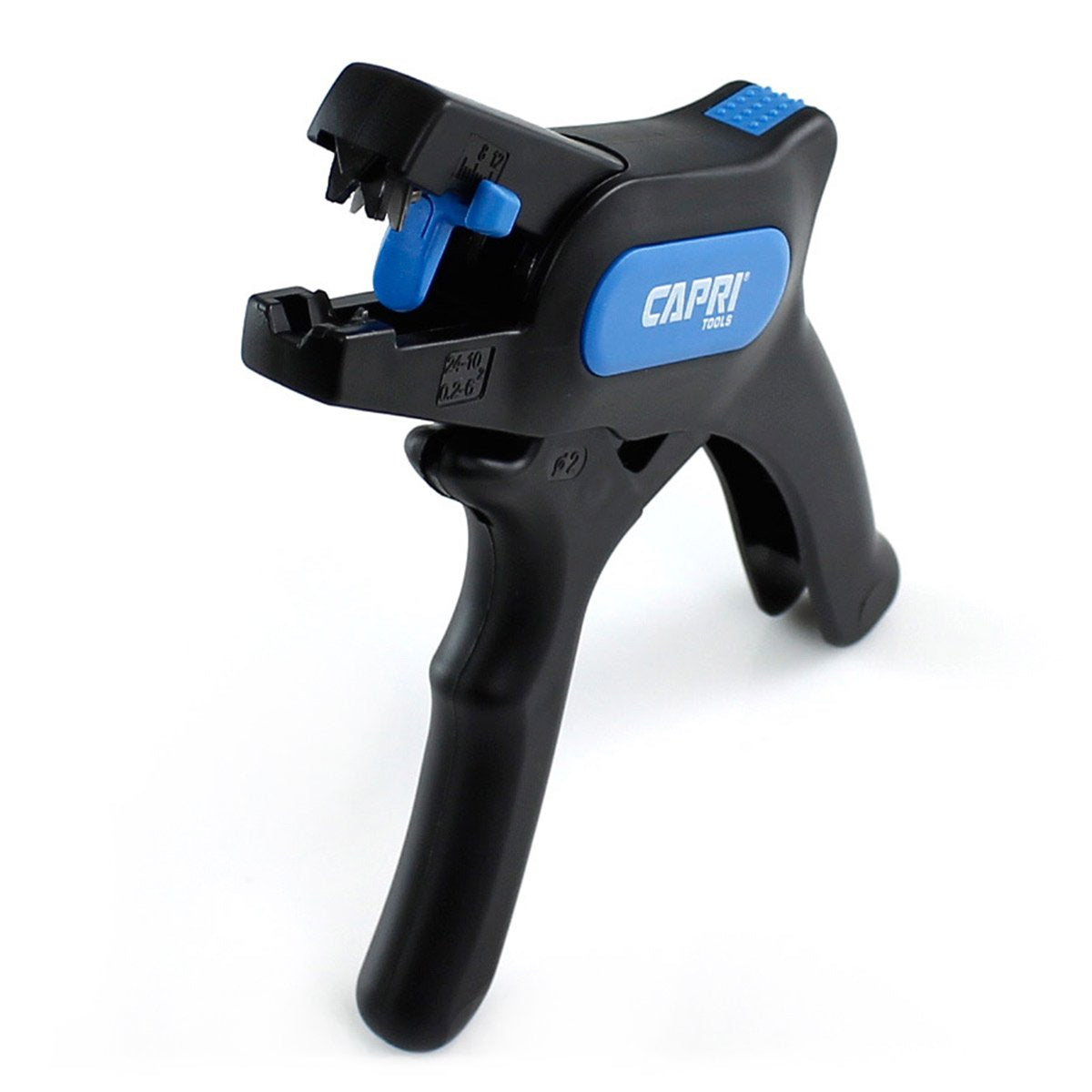 Capri Tools 20011 rapid strip action with a single squeeze for efficiency