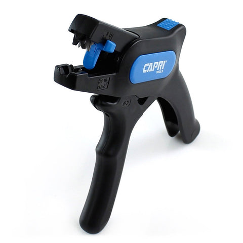 Capri Tools 20011 rapid strip action with a single squeeze for efficiency