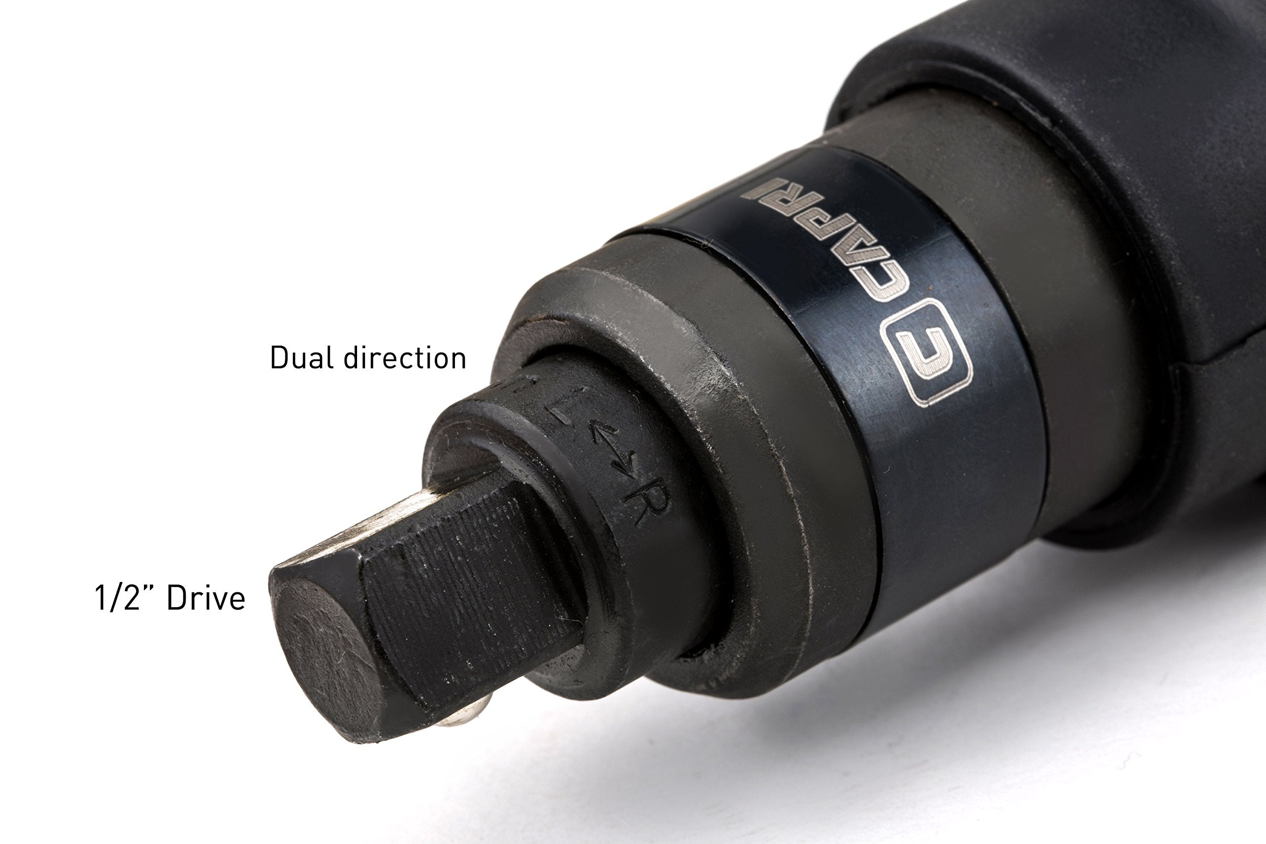 Capri Tools all-steel go-through shaft transfers hammer strikes efficiently.