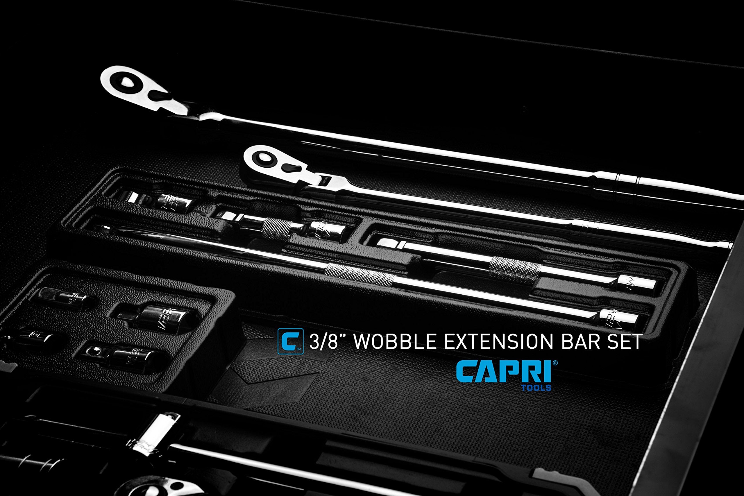 Capri Tools chrome vanadium steel finish resists corrosion over time