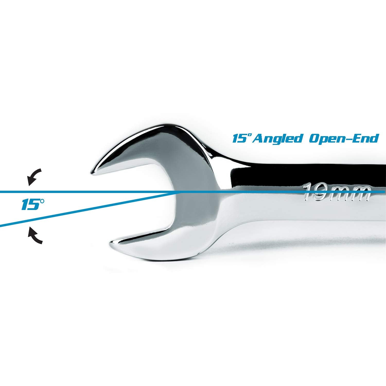 Capri Tools premium chrome vanadium finish resists corrosion and maintains a polished look