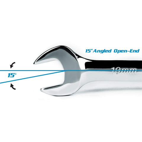 Capri Tools premium chrome vanadium finish resists corrosion and maintains a polished look