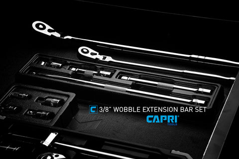 Capri Tools chrome vanadium steel finish resists corrosion over time