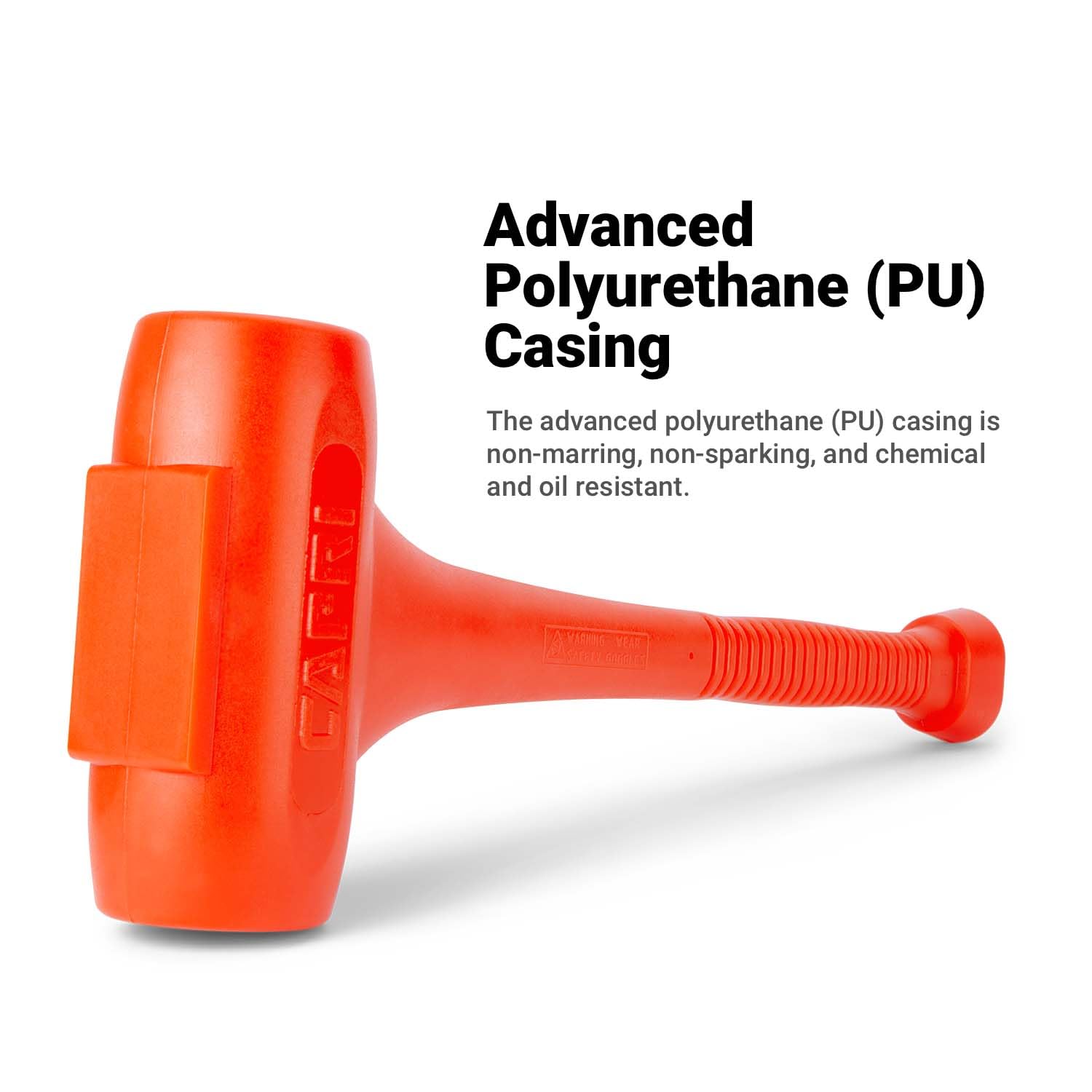 Capri Tools CP10102 polyurethane surface-safe material prevents marring and liquid absorption
