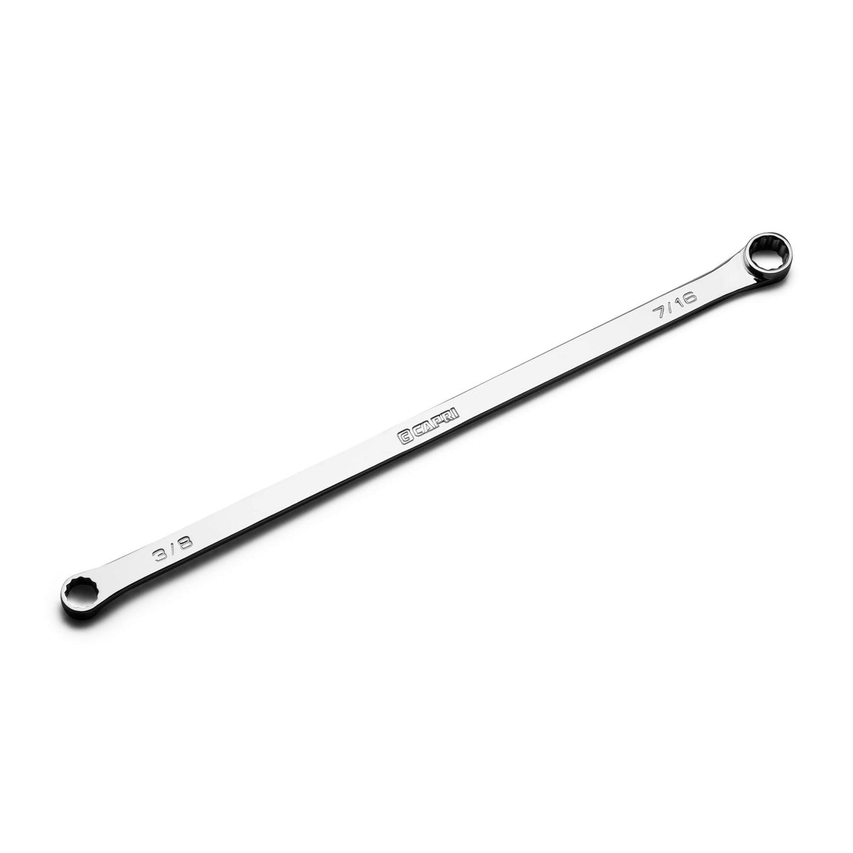 Capri Tools CP11800-38716 box end wrench angled view for recessed bolts and leverage