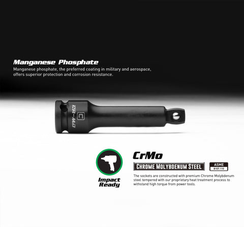 Capri Tools chrome molybdenum steel heat-treated bars for higher torque tolerance