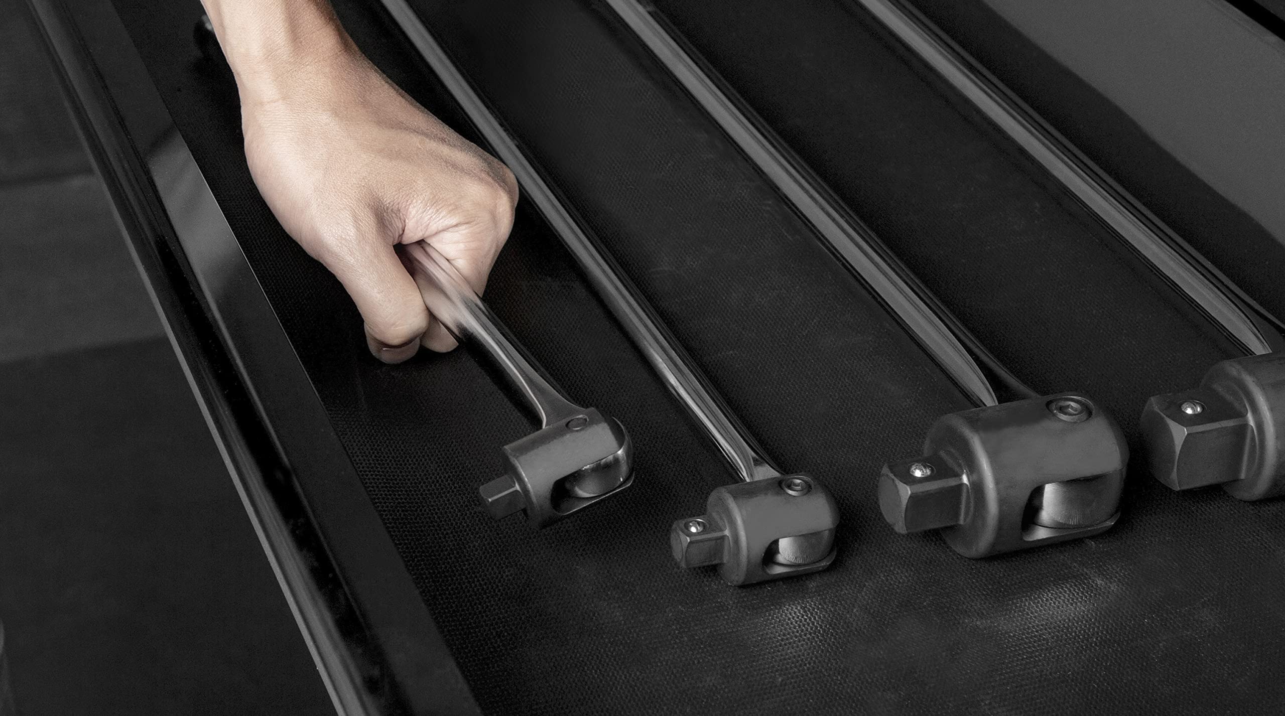 Capri Tools durable breaker bar shows chrome vanadium body and head.