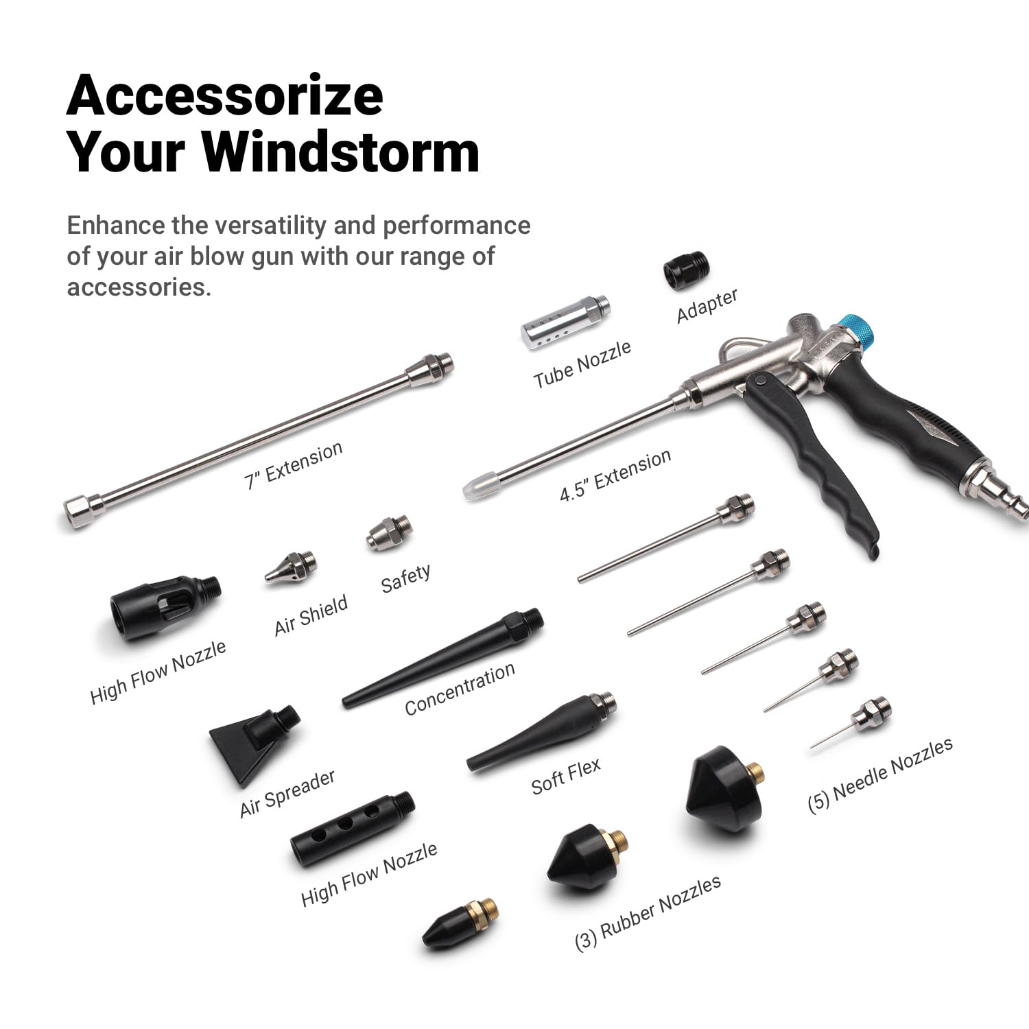 Capri Tools ergonomic soft grip reduces fatigue during extended use.