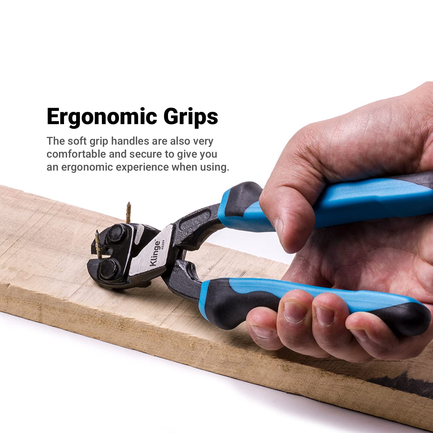 Capri Tools Klinge Mini Bolt Cutter with high-leverage design for easier cutting