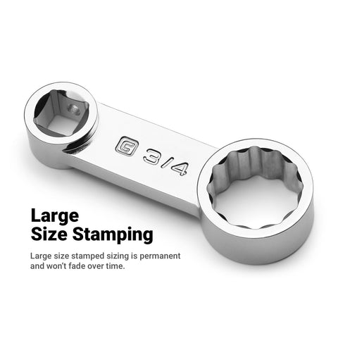 Capri Tools MaxChrome plating increases durability and corrosion resistance.