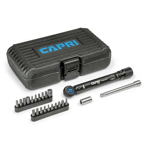 Capri Tools mini torque wrench case keeps essential tools organized for on-the-go repairs.