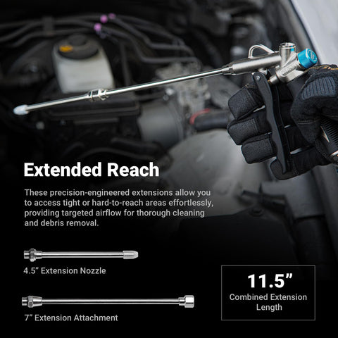 Capri Tools nozzle assortment highlights flexible cleaning options for any job.