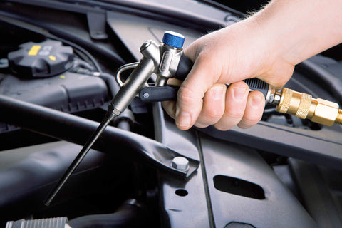 Capri Tools 1/4 in NPT inlet supports top or bottom hose routing.