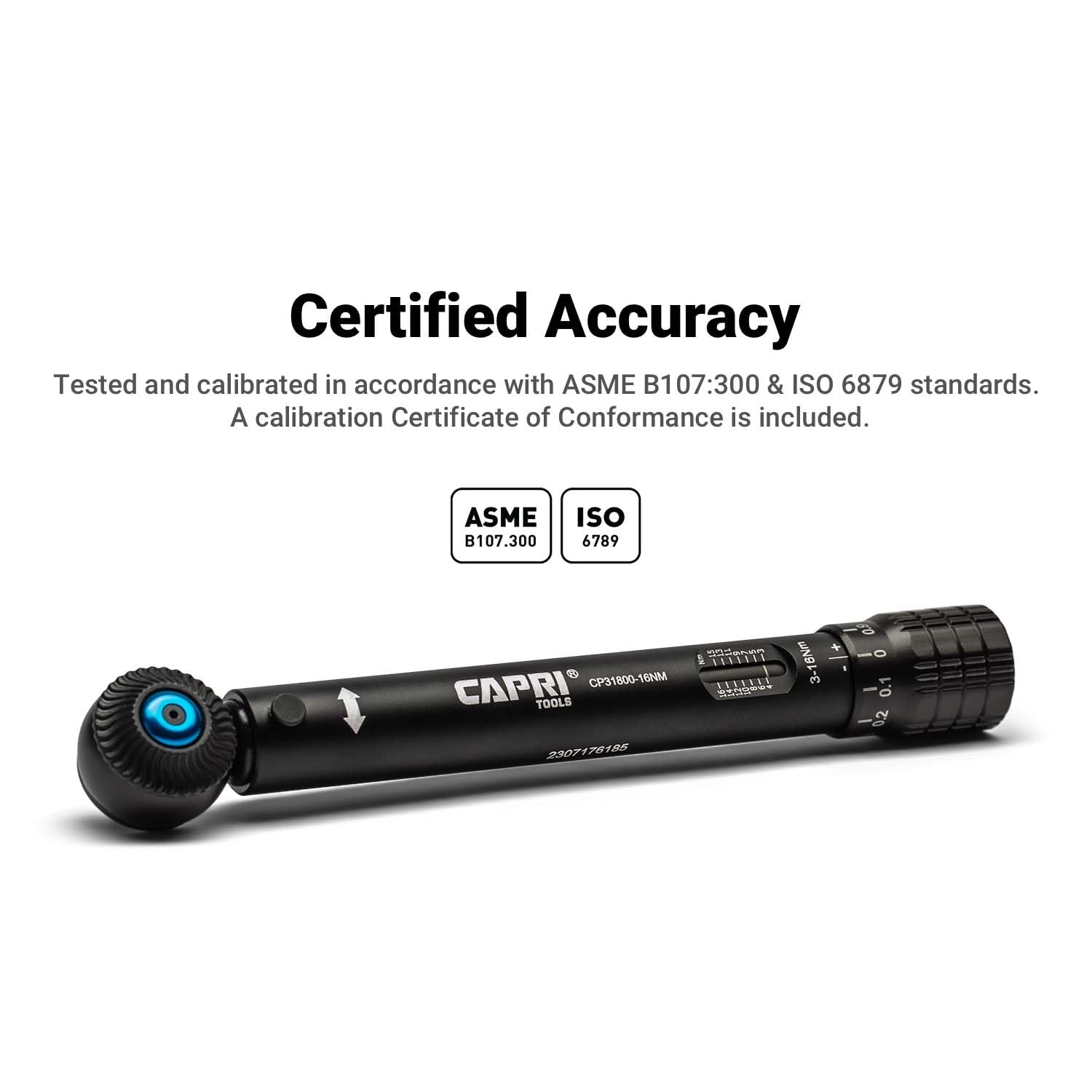 Capri Tools Phillips bits cover PH0 to PH3 for accurate drives in tight spaces.