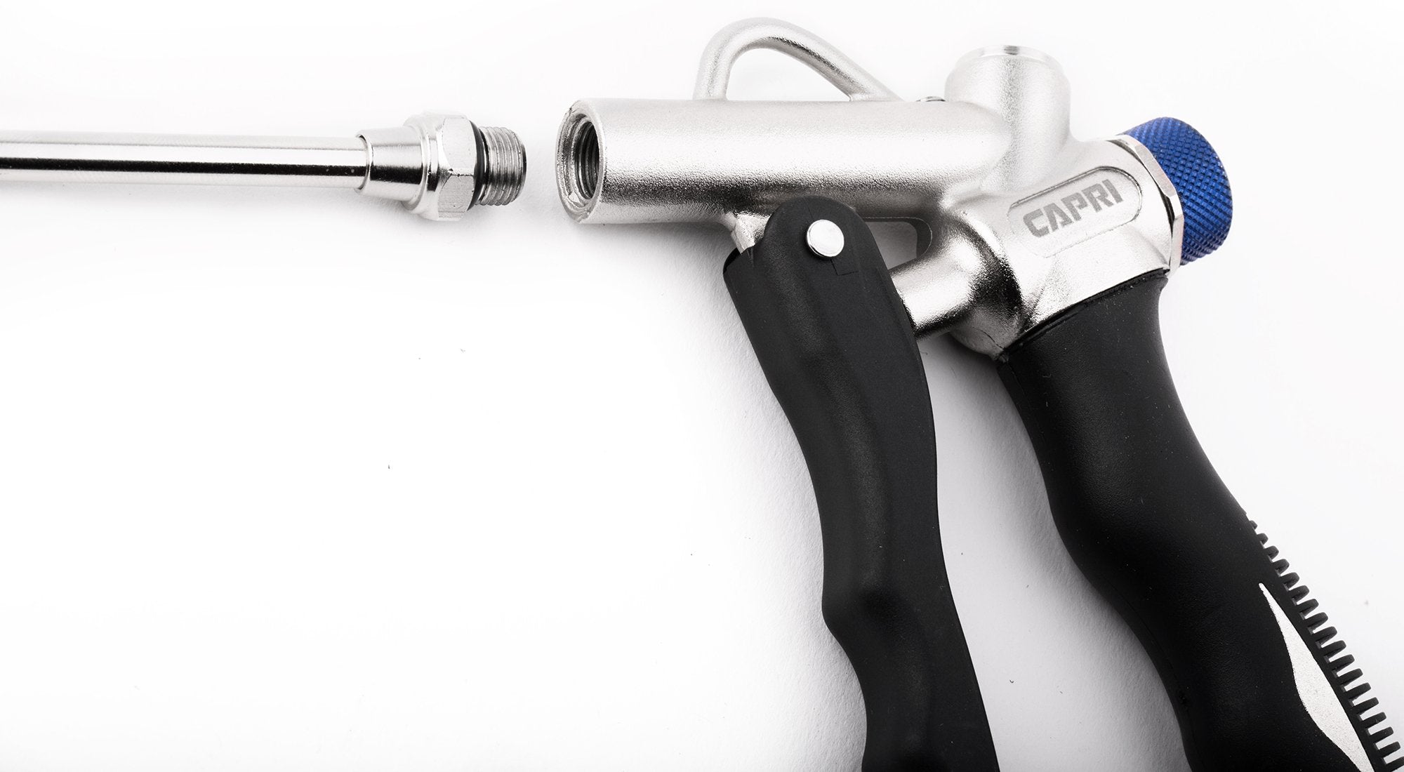 Capri Tools quick connector included for fast setup.