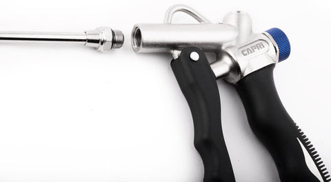 Capri Tools quick connector included for fast setup.