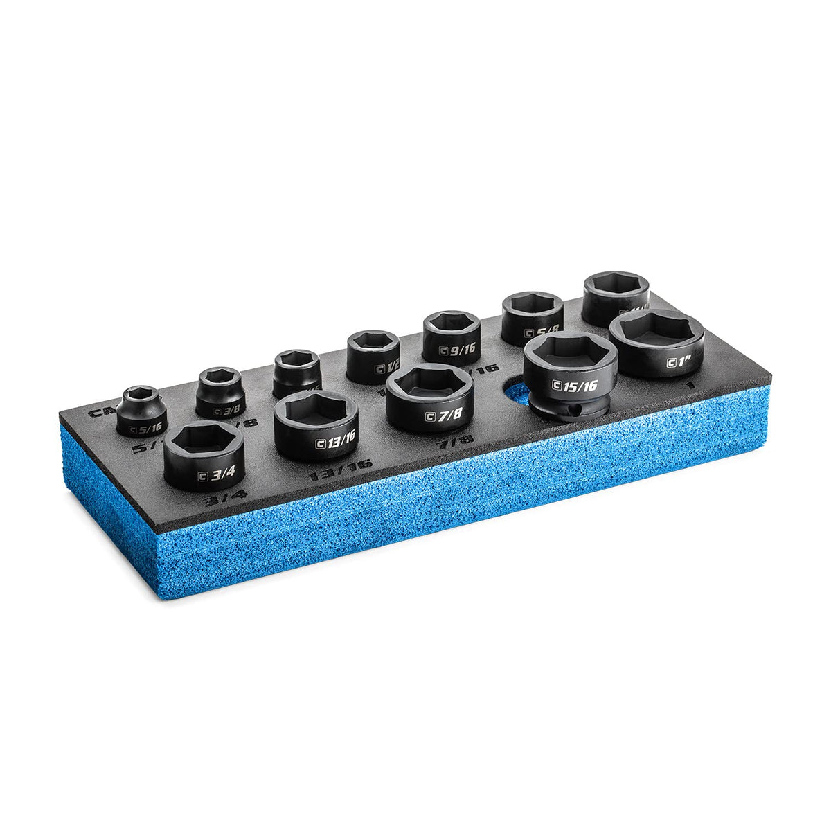 Capri Tools stubby socket 5-16 in reaches tight spaces with high torque capability