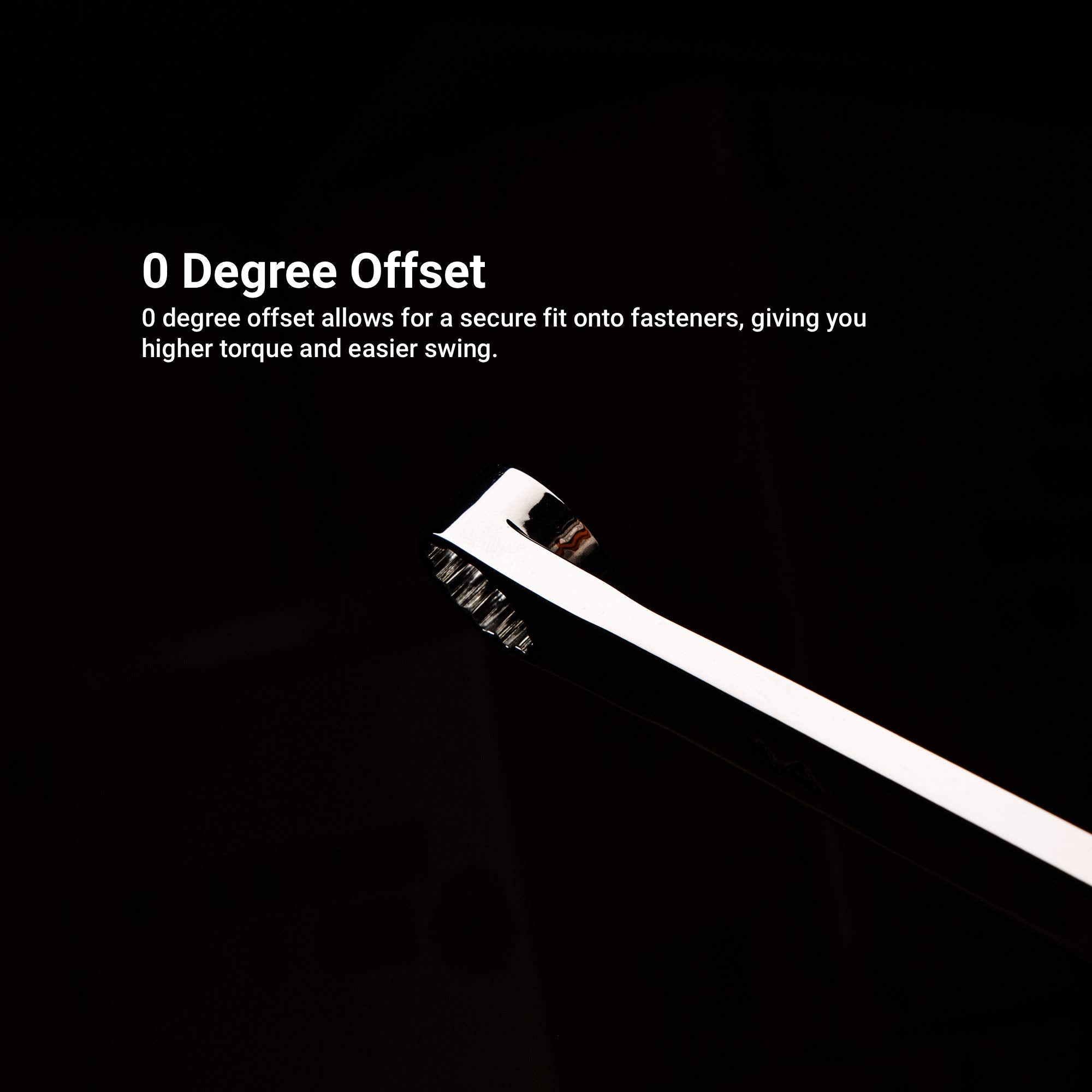 Capri Tools thin-walled box-end wrench reaches recessed fasteners with ease.