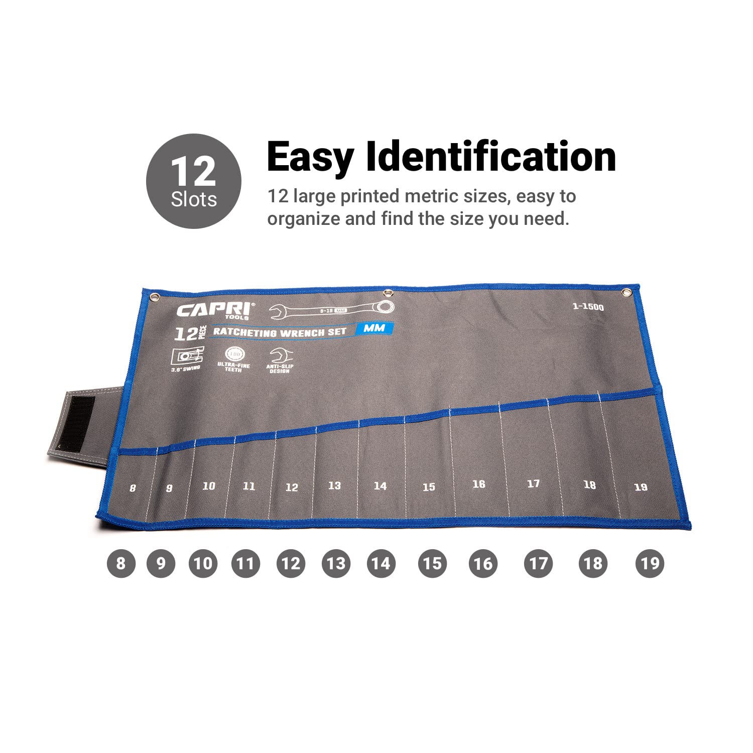 Capri Tools water-resistant canvas protects tools in wet conditions