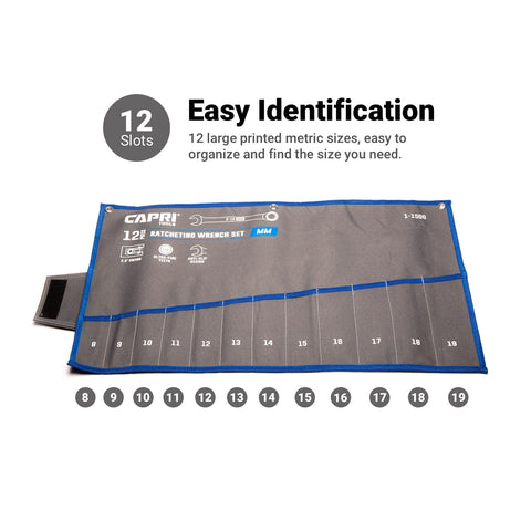 Capri Tools water-resistant canvas protects tools in wet conditions