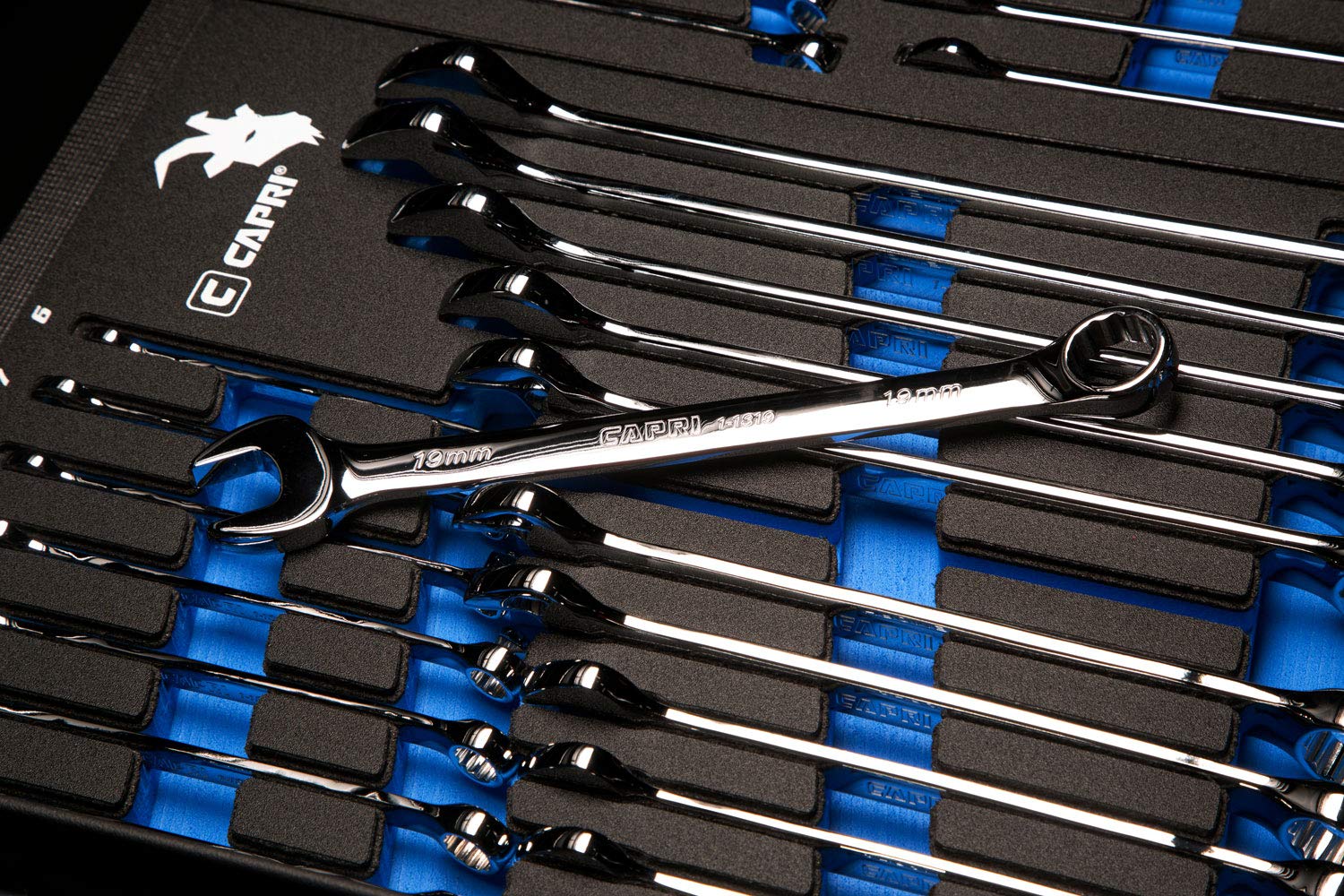 Capri Tools WaveDrive box end transfers torque evenly and protects fasteners