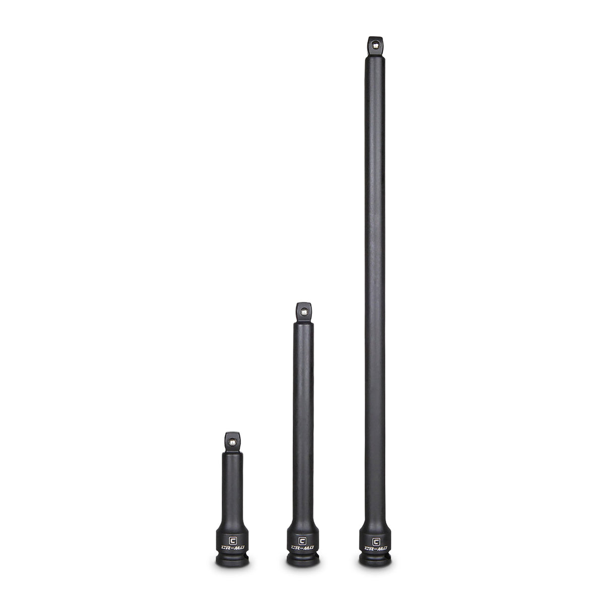 Capri Tools wobble extension bar set reaches tight fasteners with 3-8 drive, 3 pieces