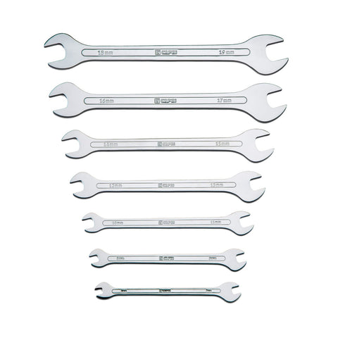 Capri Tools wrench set in toolbox display for organized professional workflow.