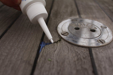 Captain Tolley's Creeping Crack Cure targets hairline cracks with capillary action for repairs.
