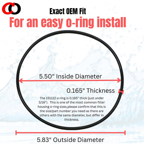 Exact 151122 size dimensions ensure proper seating