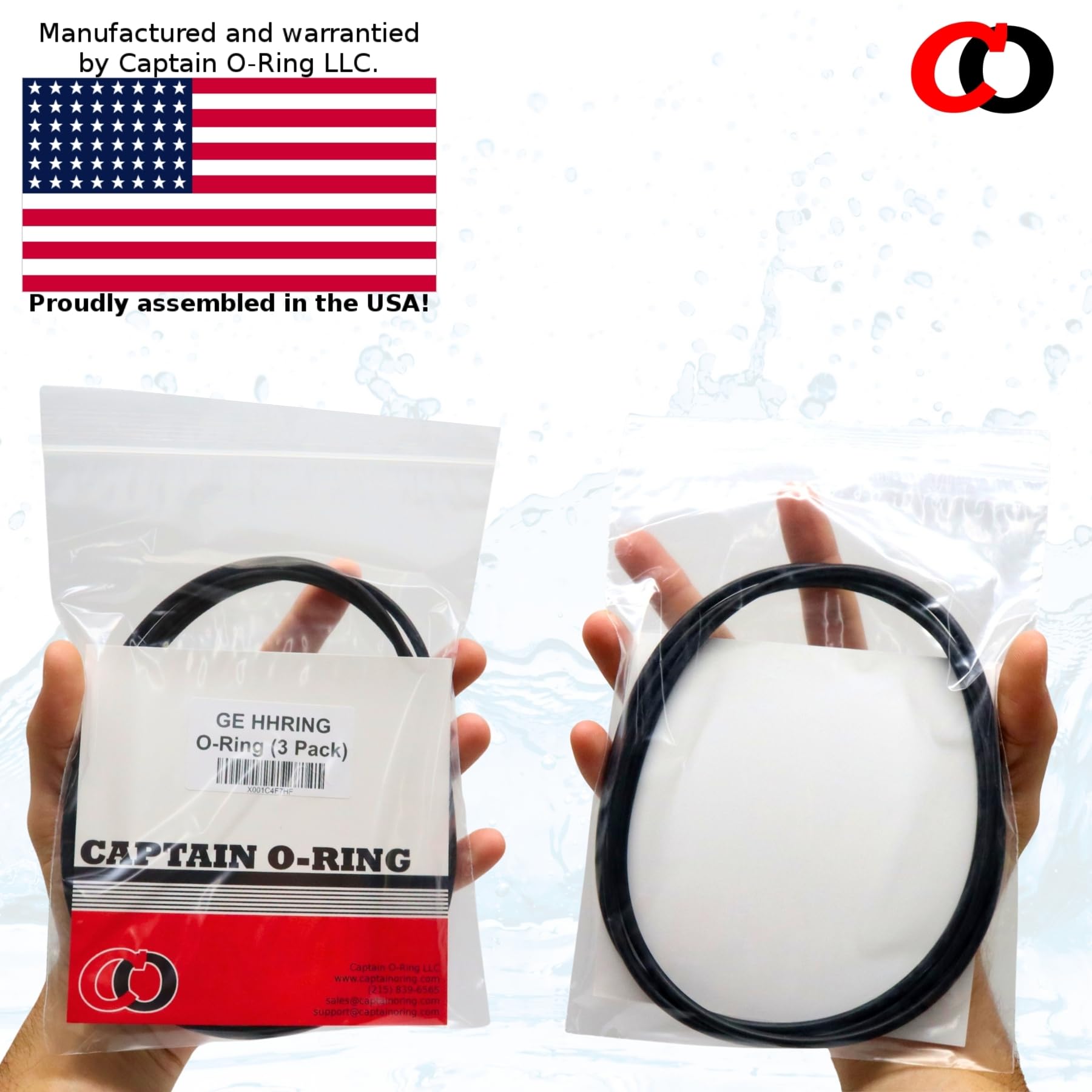Captain O-Ring Buna-N 3-pack compatible with GE housing seals
