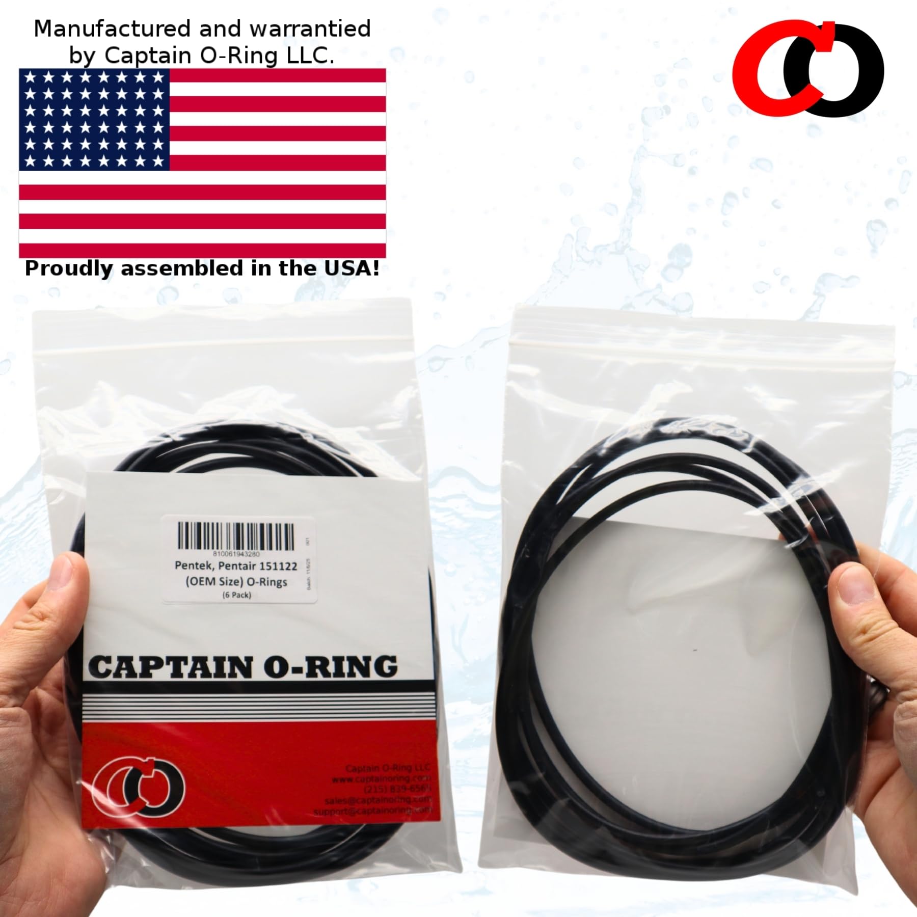 NSF 61 Buna-N material supports safe drinking water applications
