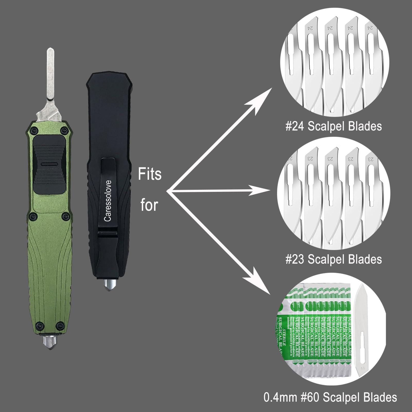 Caressolove belt-pocket clip system demonstrates secure carry on the go.