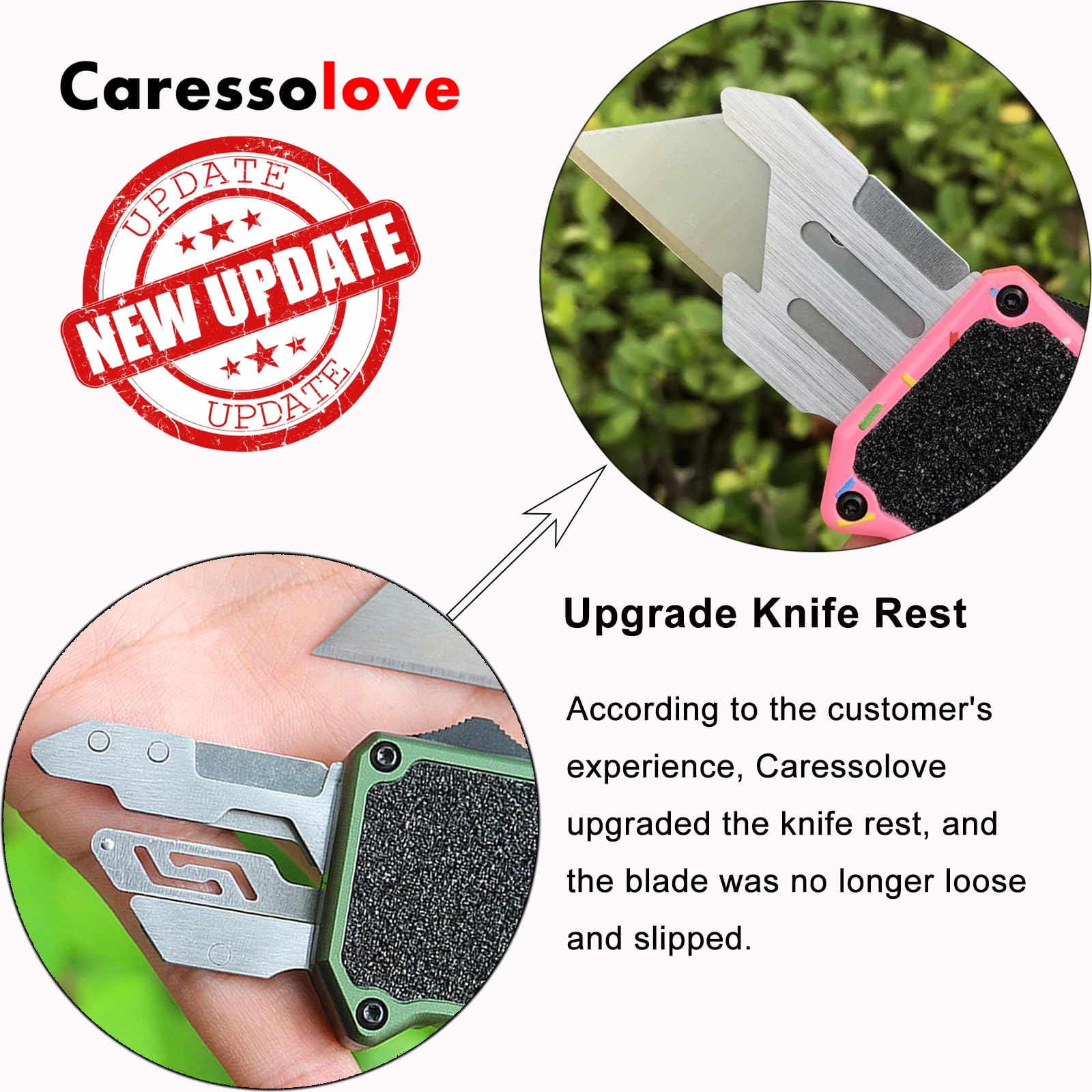 Caressolove replaceable blades compatibility with most SK5 blades.