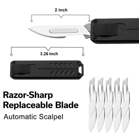 Caressolove blade pack includes 10 blades for replacements.