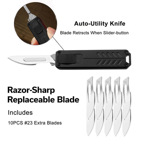 Caressolove pocket knife with clip for on-the-go utility.