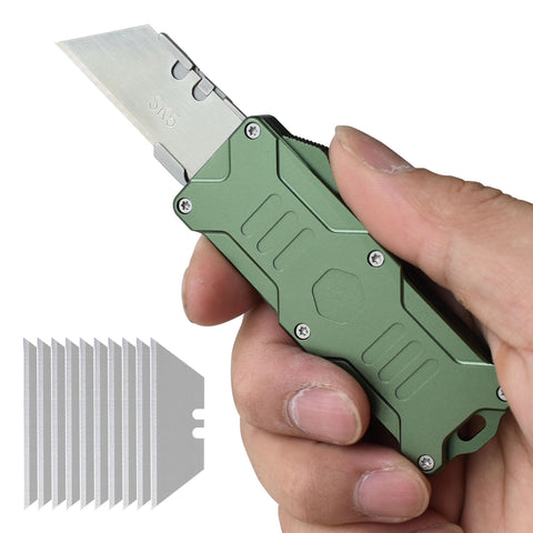 Caressolove Switch Blades Knife with compact handle for easy one-handed use