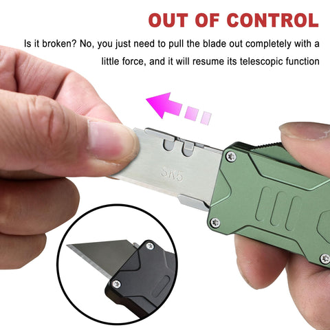 Caressolove Switch Blades Knife used outdoors for camping and fishing activities