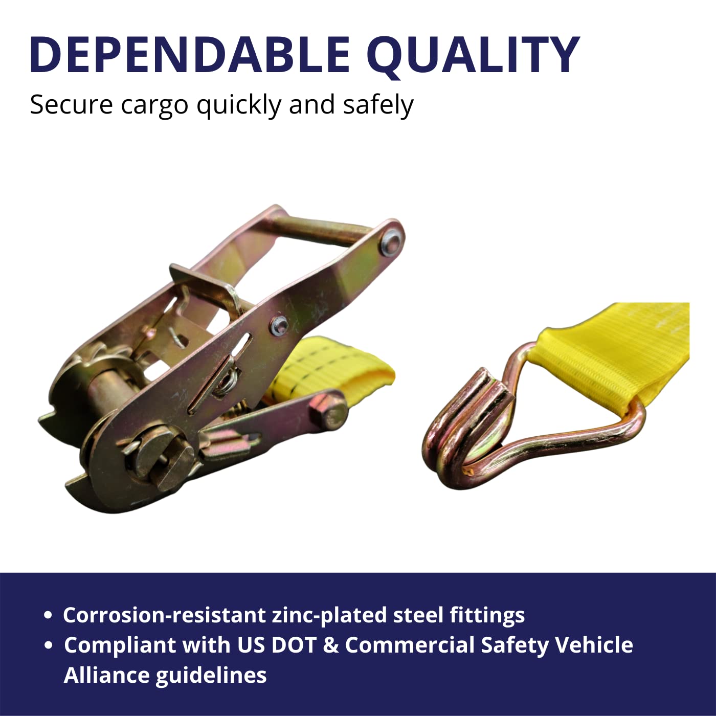 Cargo Control J-hook feature emphasizing easy attachment and reliable anchoring.