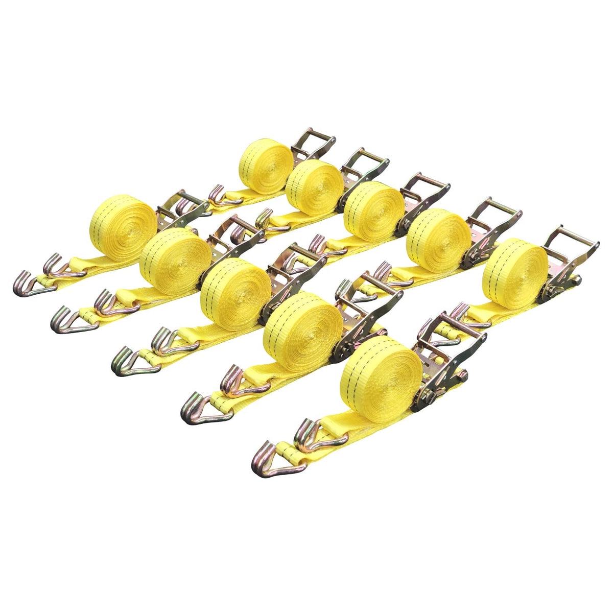 Cargo Control ratchet strap overview with 1.5 in webbing for secure cargo during transit.
