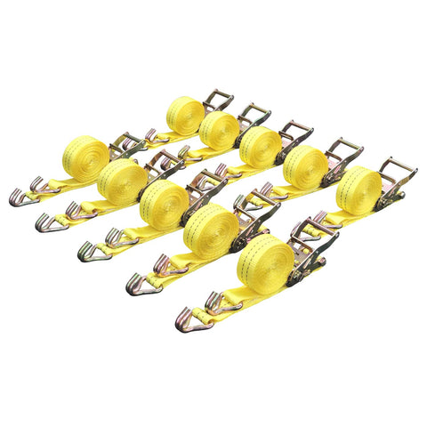 Cargo Control ratchet strap overview with 1.5 in webbing for secure cargo during transit.