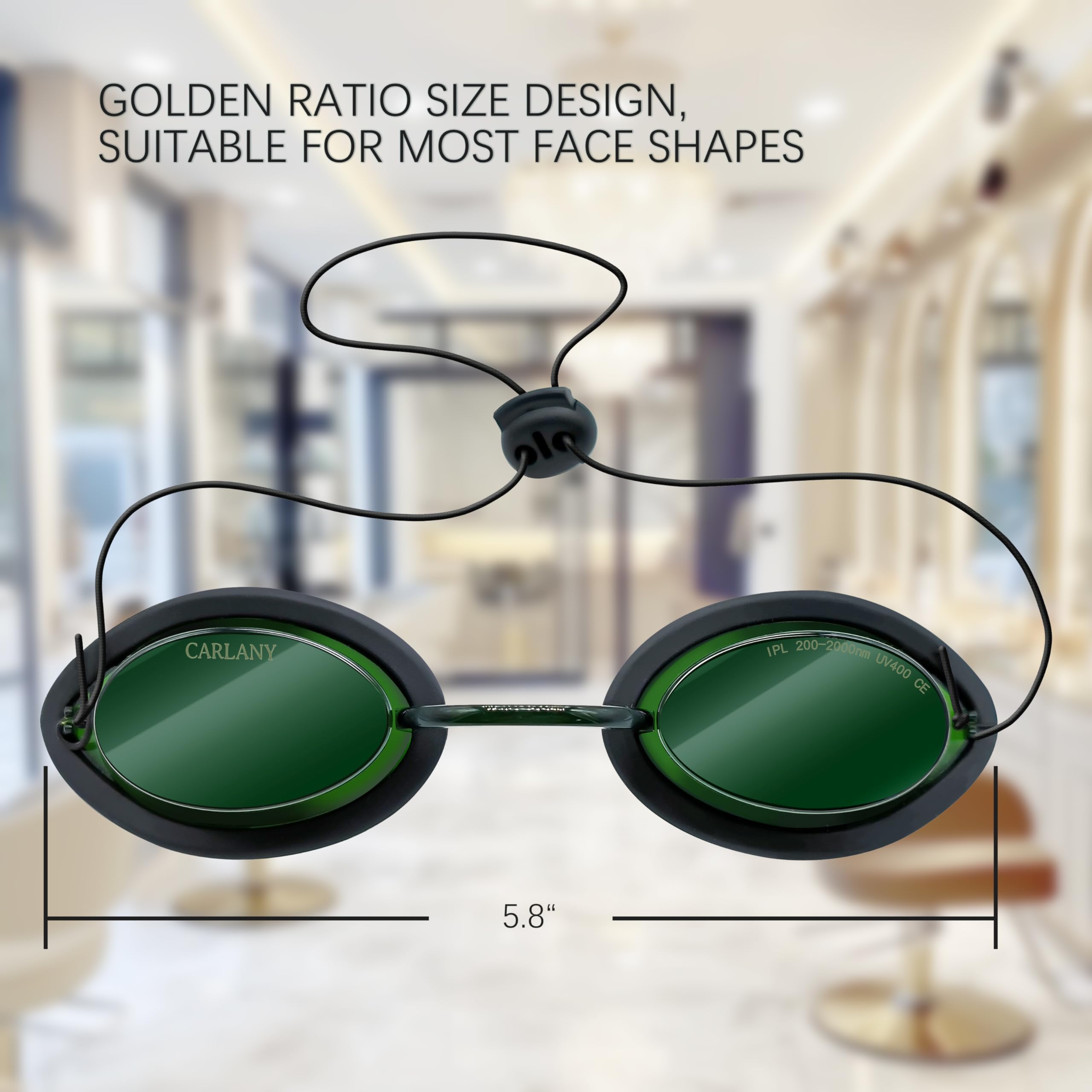 CARLANY UV protection blocks harmful rays for eye safety.