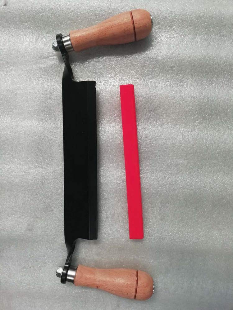Carmyra draw knife used for debarking wood and surface prep