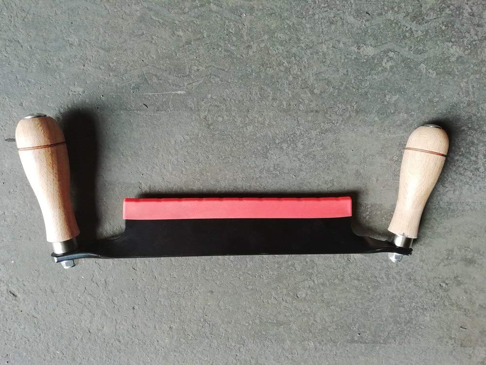 Carmyra draw knife compact tool with wood handle fits small workshops