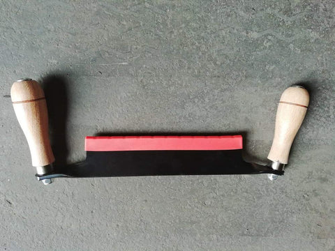 Carmyra draw knife compact tool with wood handle fits small workshops