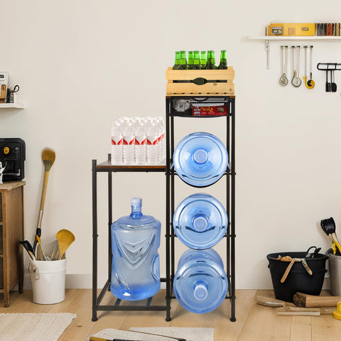 CAROD rack with adjustable legs prevents floor scratches and stays level