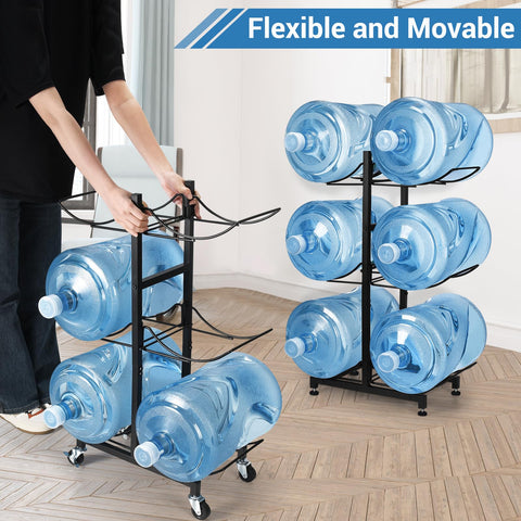 CAROD foldable 3-tier rack saves space when not in use