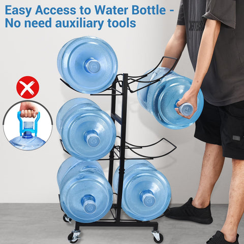 CAROD flexible bottle slots allow quick access and tidy organization